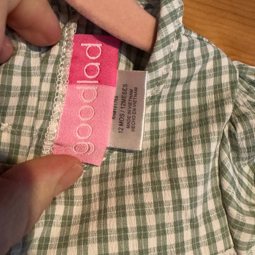 Gingham cowgirl dress 12 months - Picture 3 of 3
